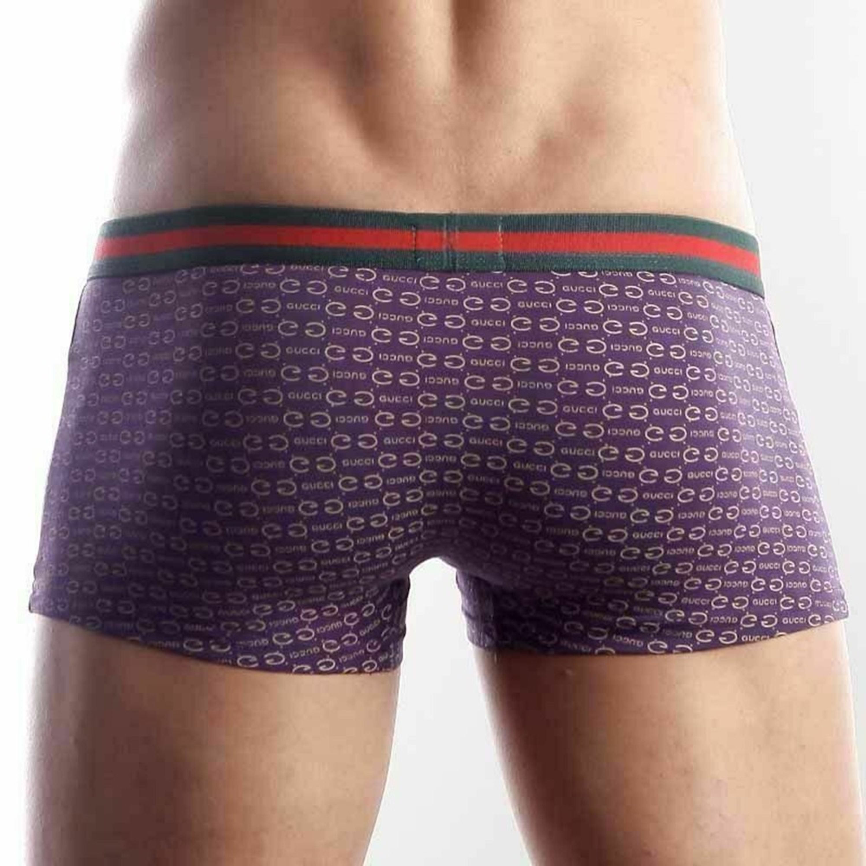 Мужские трусы боксеры фиолетовые Gucci Boxer фото 4