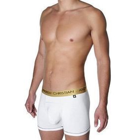 Фото  Мужские трусы боксеры белые Andrew Christian Infinity Boxer White  AC26