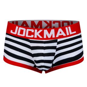 Фото Мужские трусы джоки белые в полоску JOCKMAIL JM4058-1