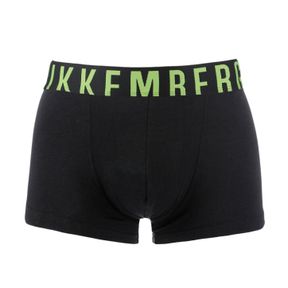 Фото Мужские трусы хипсы черные с салатовыми буквами Bikkembergs MIX COLOR FLUO BKK1UTR16SI