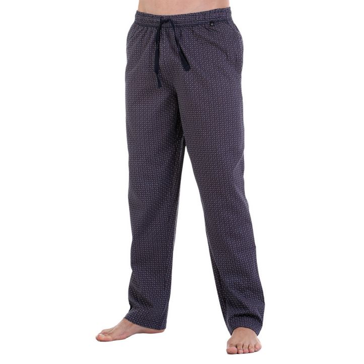 Мужские брюки для дома темно-синие с принтом BUGATTI 54011/4008 635 