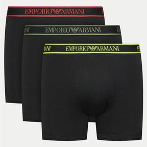 Фото Набор мужских трусов боксеров 3в1 черные Emporio Armani 111473_4F717 21320