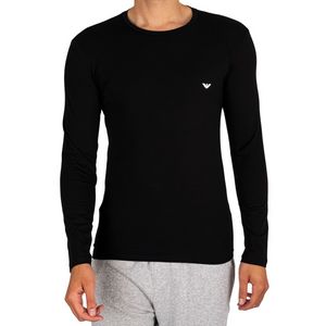 Фото Лонгслив мужской черный Emporio Armani 111023_CC729 00020 