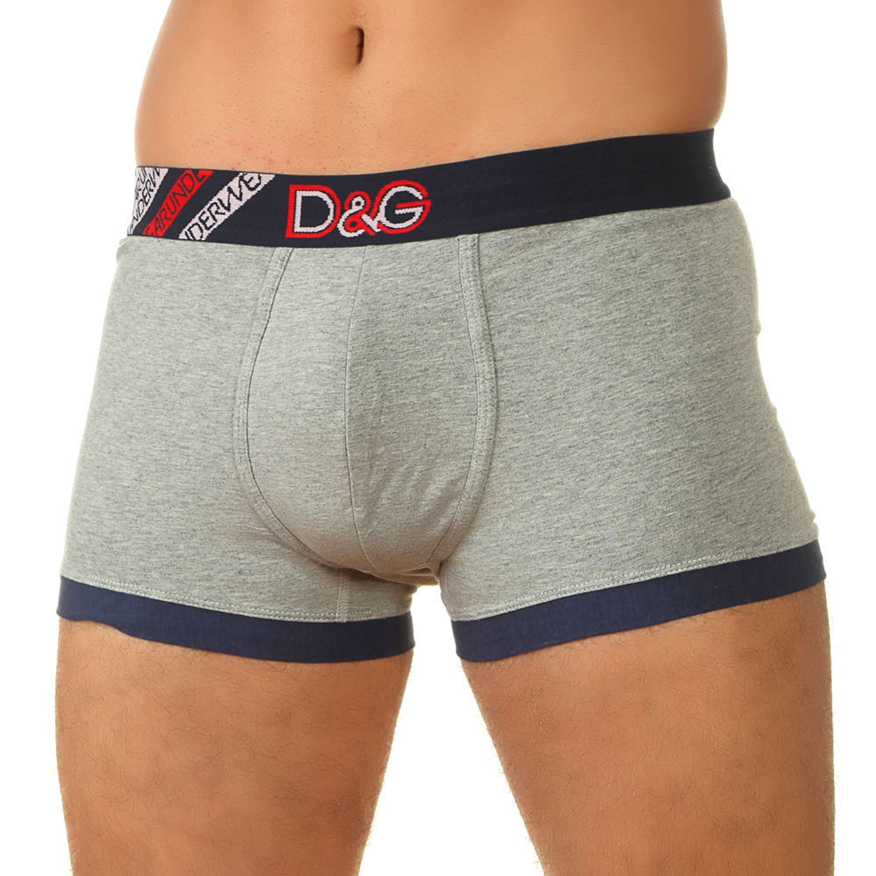 Мужские трусы боксеры серые Dolce Gabbana фото 1