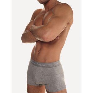 Фото Мужские трусы боксеры серые Opium R-07