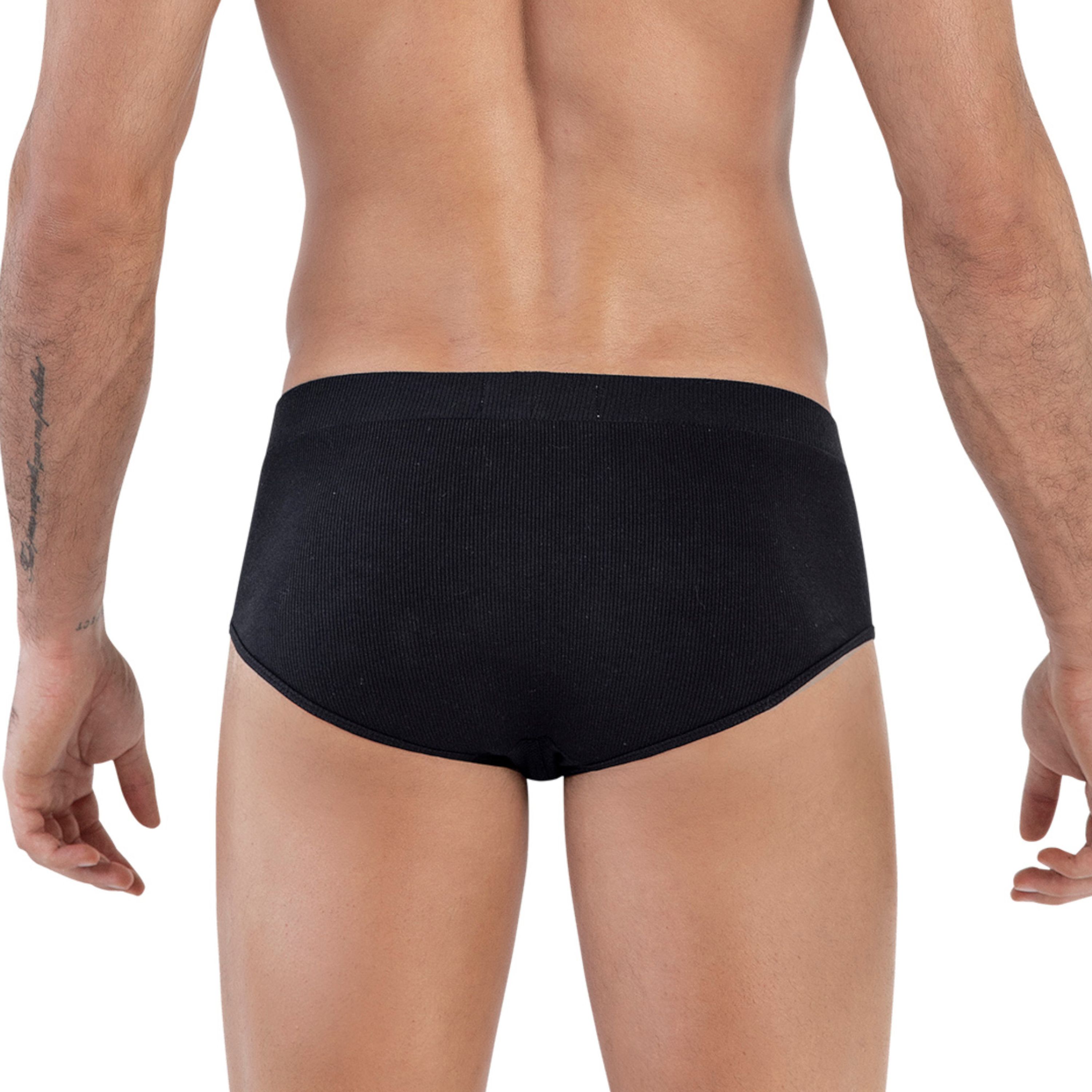 Мужские трусы брифы черные Clever SPIRIT PIPING BRIEF 160511 фото 3