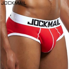 Фото Мужские трусы брифы красные JOCKMAIL JM2032-8