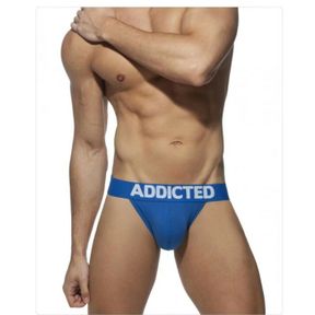 Фото Мужские трусы танга синие Addicted AD3012-9