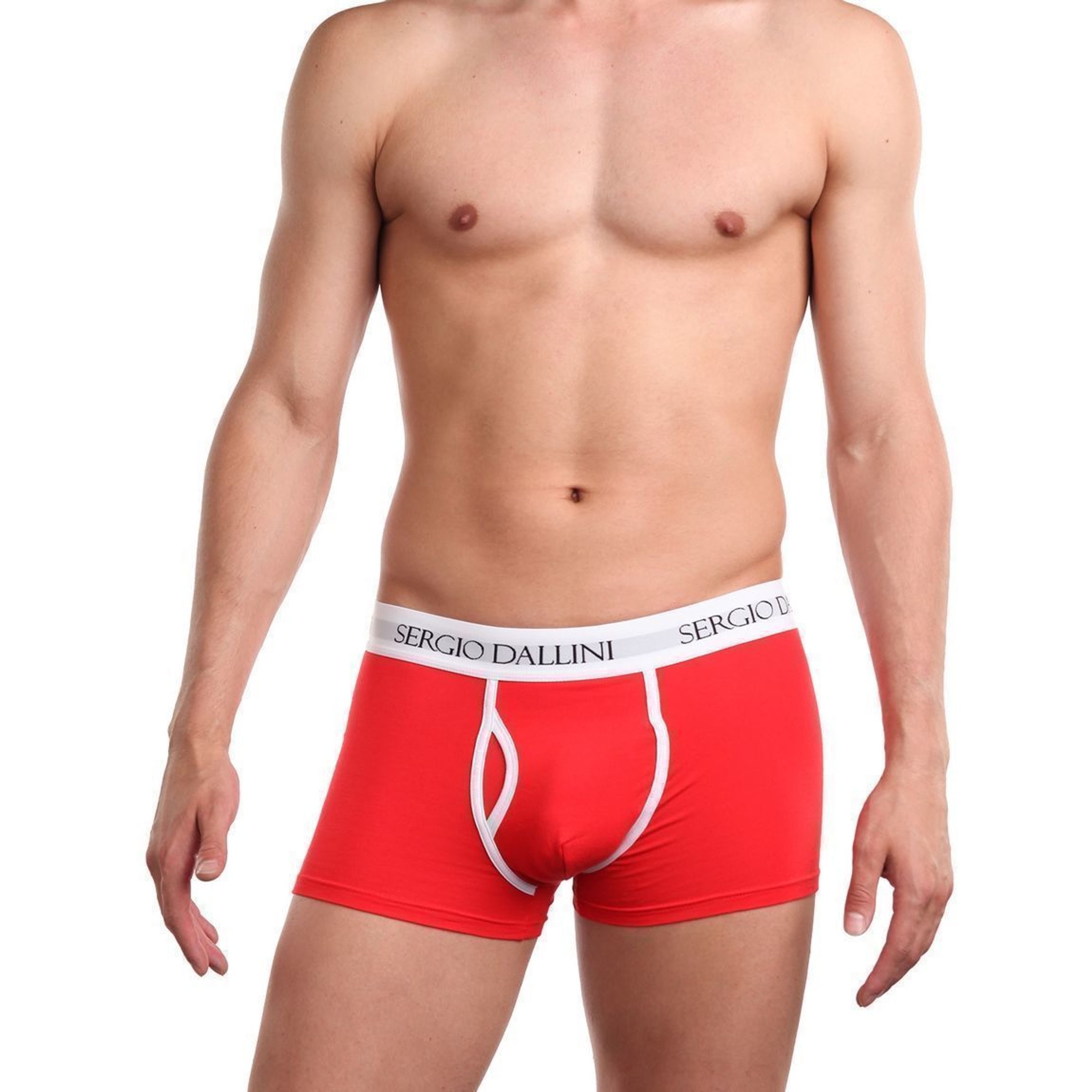 Мужские трусы боксеры красные Sergio Dallini SD2941-1 фото 1