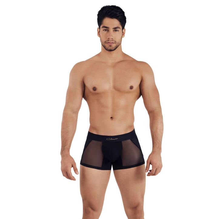 Мужские боксеры черные прозрачные Clever EXTRAVAGANT BOXER 030611 