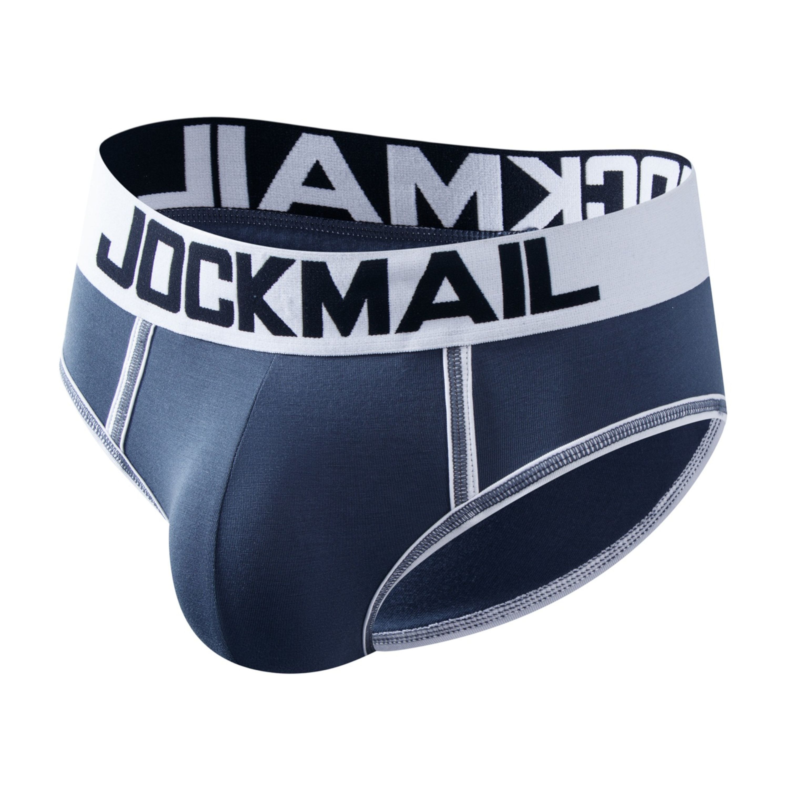 Мужские трусы брифы темно- синие JOCKMAIL JM2041-16 фото 1