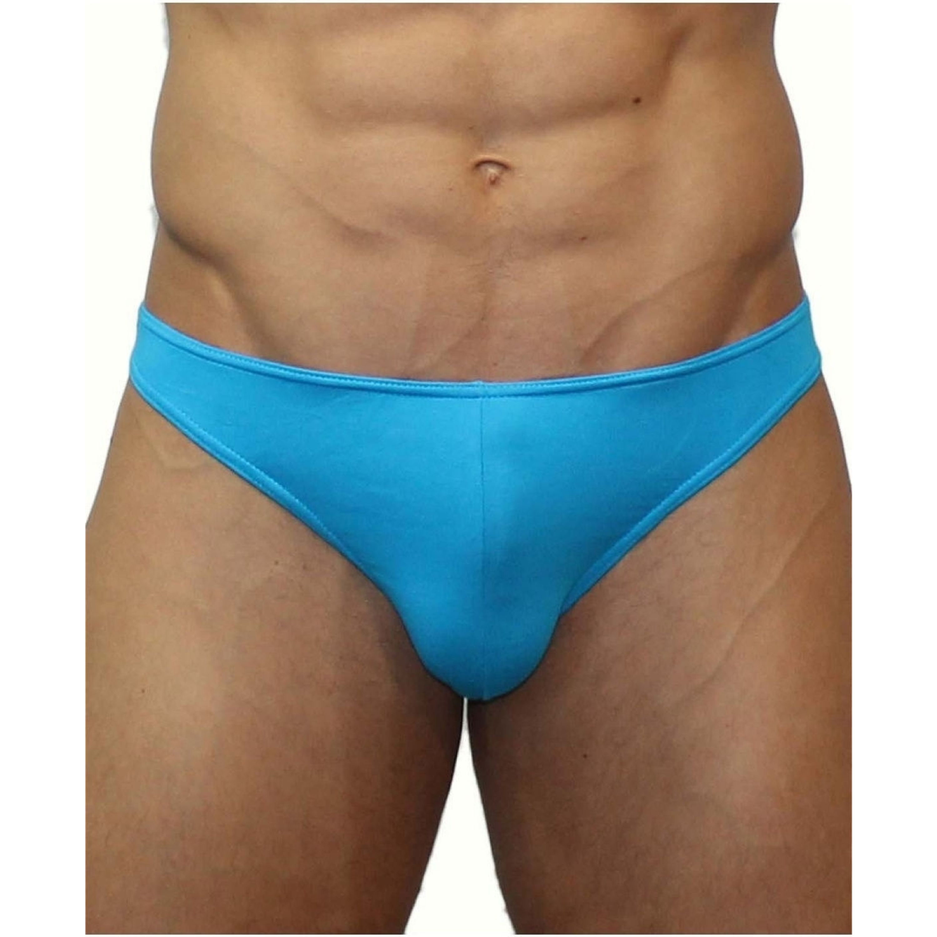 Мужские трусы стринги бирюзовые Romeo Rossi Dream String RR1005-10 фото 2