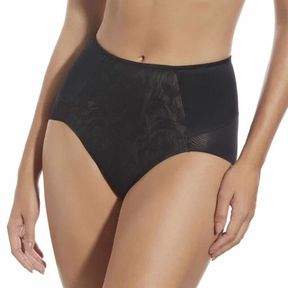 Фото Женские трусы слипы черные утягивающие высокие Creaciones Selene VIOLETA FAJA CONTROL/negro