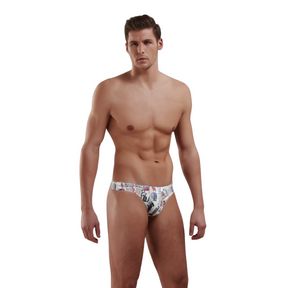 Фото Мужские трусы тонги Doreanse белые с принтом 1370 Фото Мужские трусы тонги Doreanse белые с принтом 1370