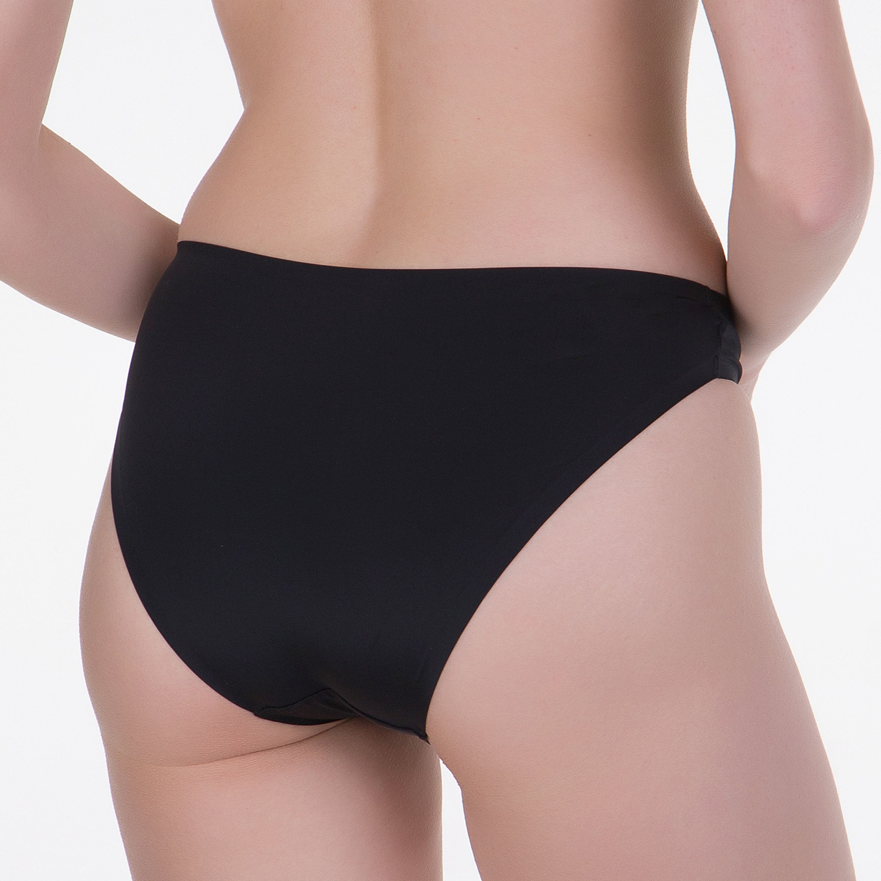 Женские трусы брифы черные OROBLU PERFECT FIT VOBT01590 фото 2