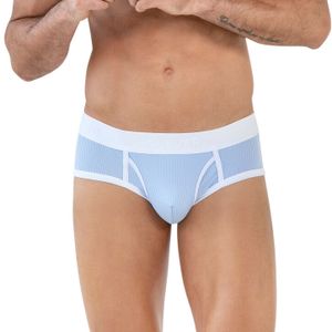 Фото Мужские трусы брифы голубые Clever Moda URBANO PIPING BRIEF 161507