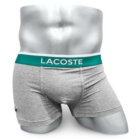 Фото Мужские трусы боксеры  темно-серые Lacoste Underwear