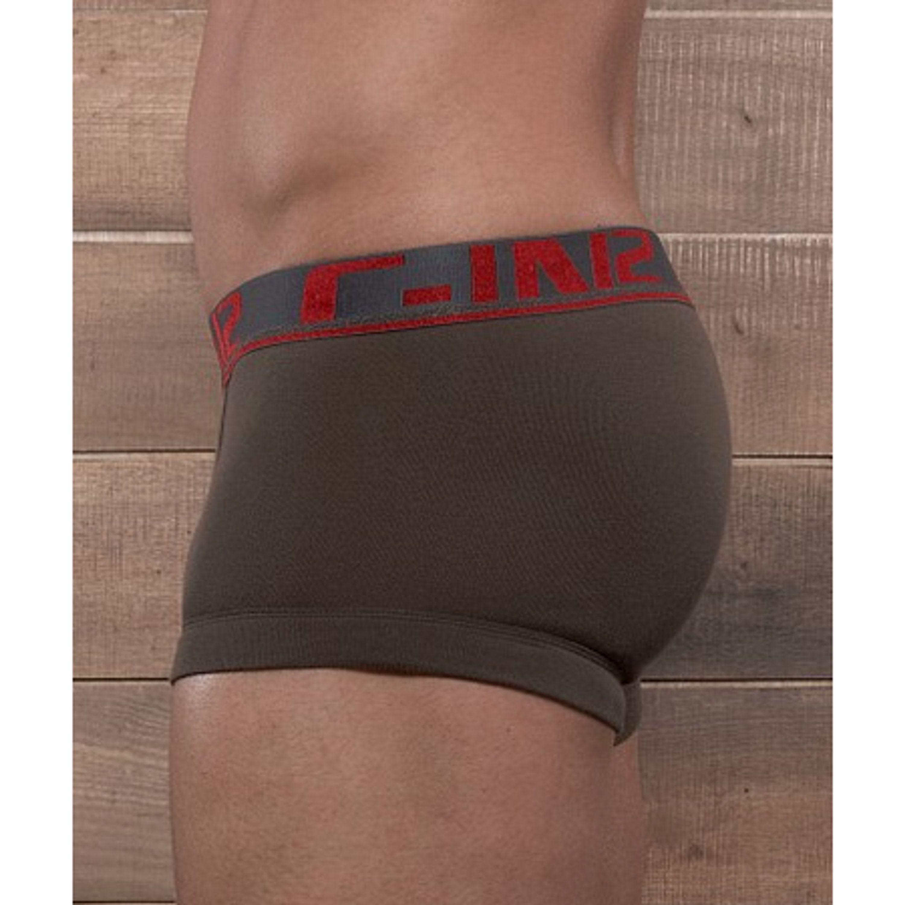 Мужские трусы боксеры коричневые C-IN2 Pop Colors Low No Show Profile Boxer Espresso фото 3
