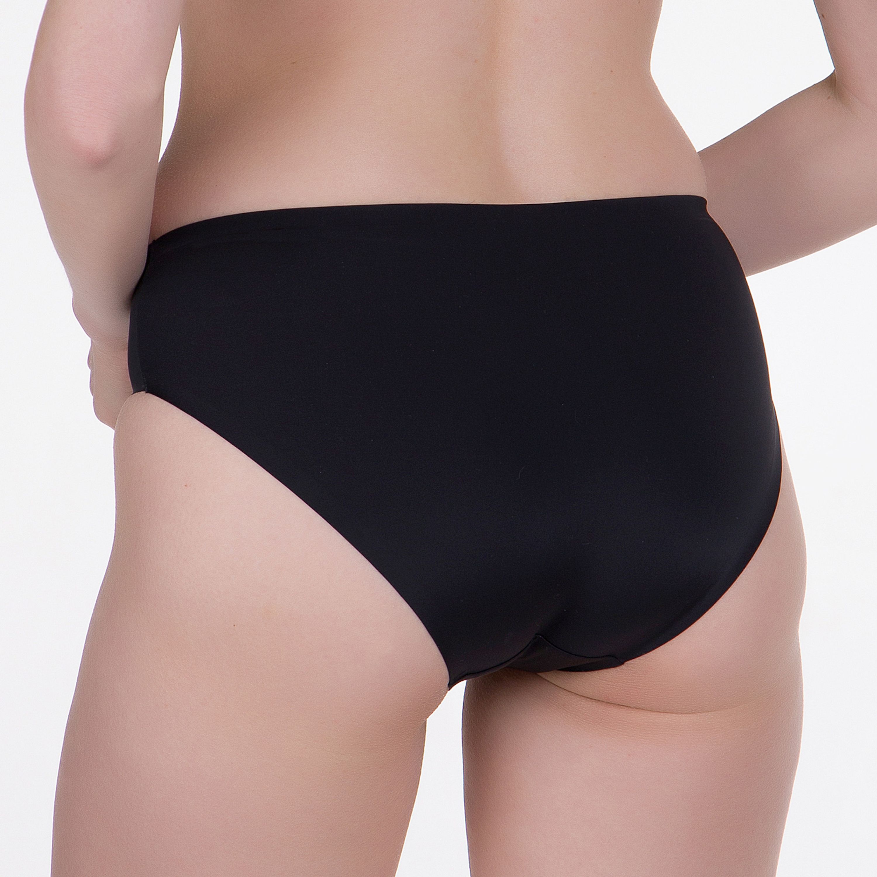 Женские трусы брифы черные OROBLU PERFECT FIT VOBT01589 фото 2
