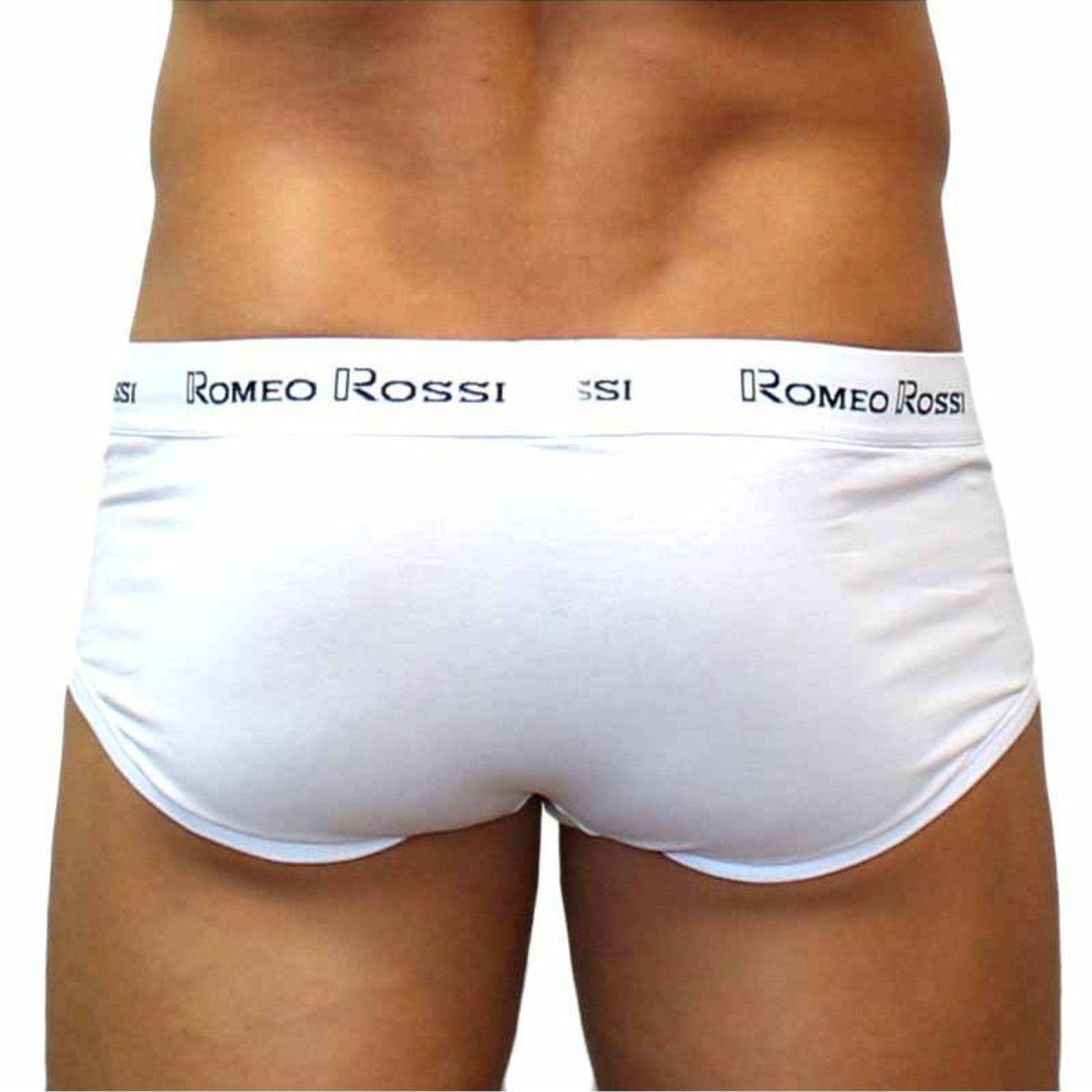 Мужские трусы брифы белые Romeo Rossi RR366-1 Brief фото 4