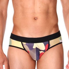 Фото Мужские трусы джоки желтые с принтом Cosmos Colors CP50_PYP