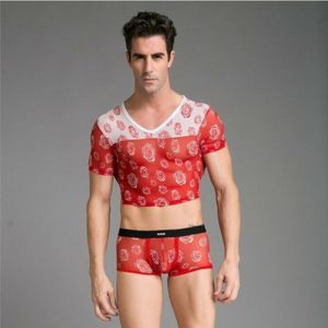 Фото Мужской топик красный Miboer Red