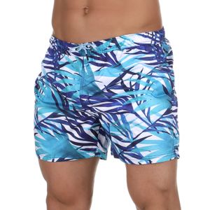 Фото Мужские шорты для плавания белые с синим принтом DOREANSE 3813 Aquarium