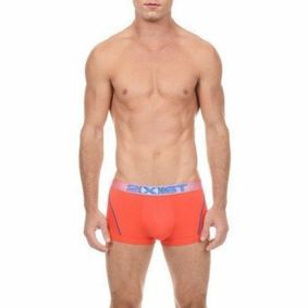 Фото Мужские трусы боксеры оранжевые 2xist oblique stripes Boxer ORANGE