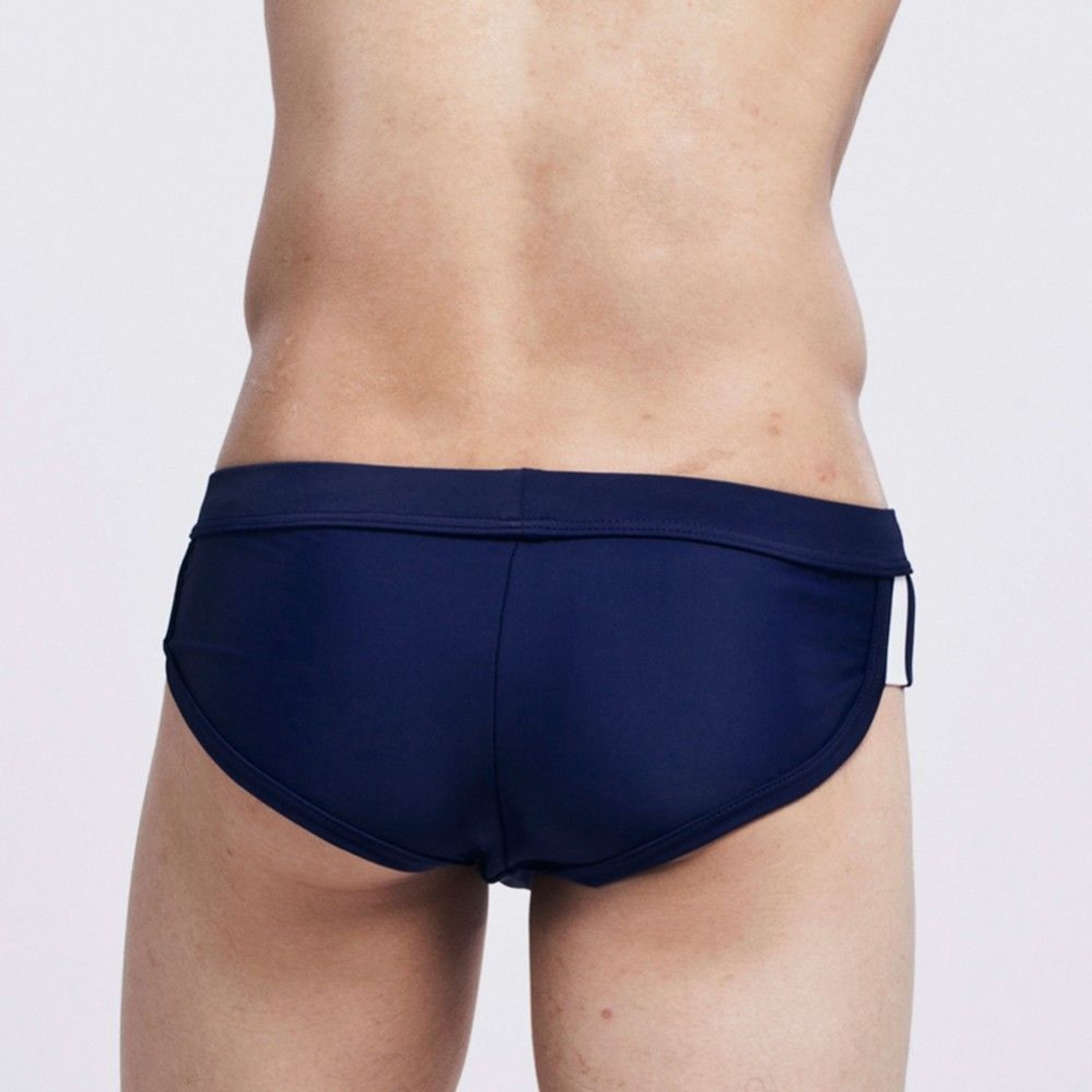 Мужские плавки брифы темно-синие Seobean Blue Athletic Brief Boxer фото 2