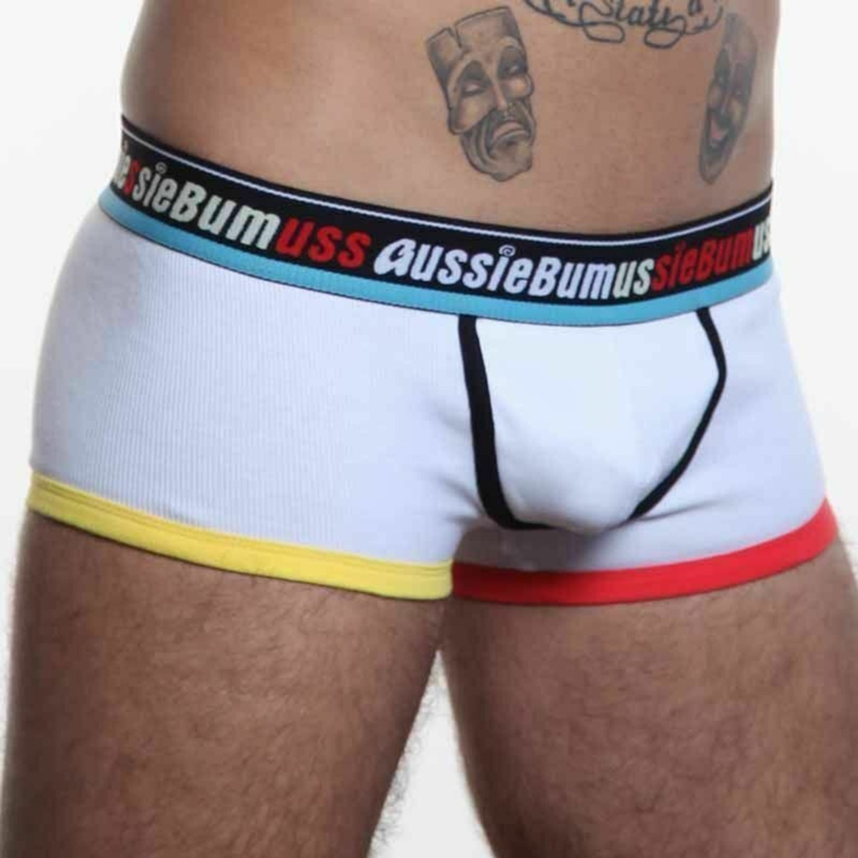 Мужские трусы хипсы белые Aussiebum Pablo White Hip AB00060 фото 3