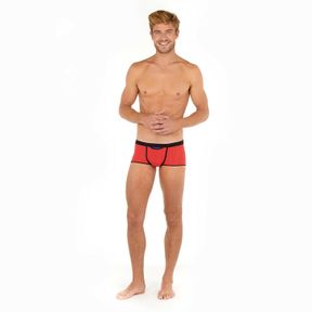 Фото Мужские трусы хипсы красные HOM PLUME UP Trunk HO1 up 402373_404063