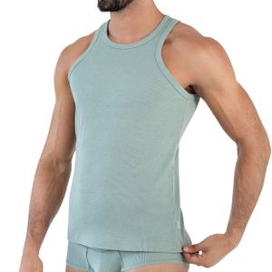 Фото Мужская майка зеленая Clever Moda SPIRIT TANK TOP 160618