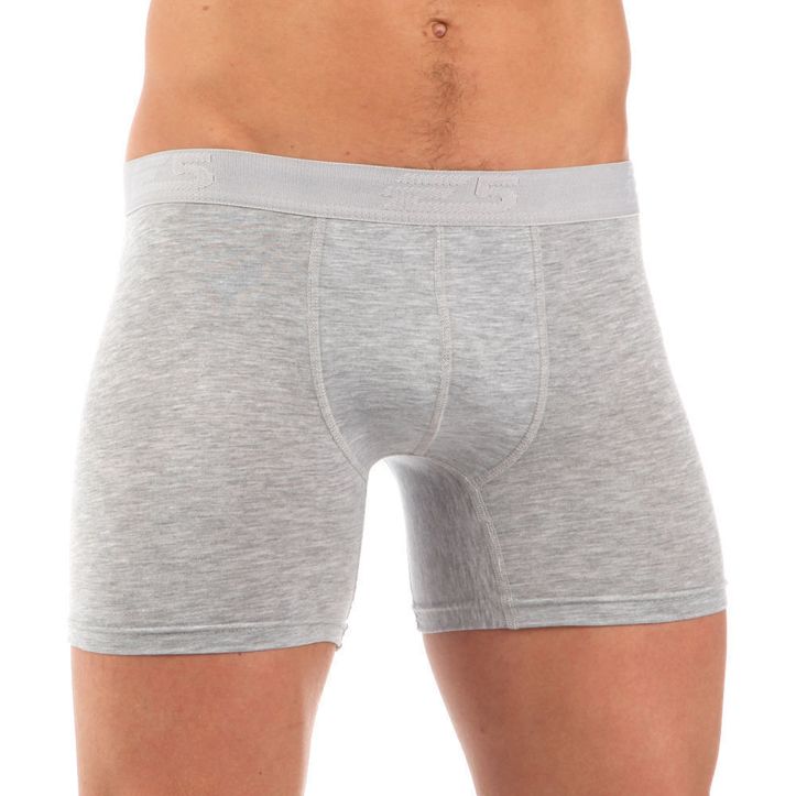 Мужские трусы боксеры серые  E5 Underwear  Long 