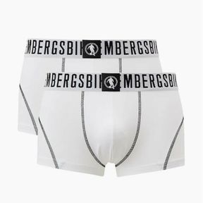 Фото Мужские трусы хипсы белые набор 2 в 1 Bikkembergs FASHION PUPINO BKK1UTR06BI