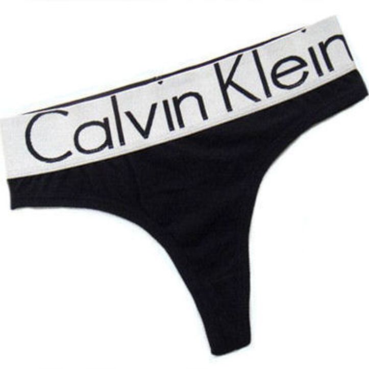  Женские трусы стринги Calvin Klein Women String Black фото 2