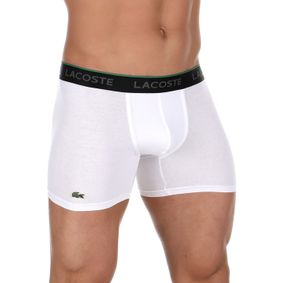 Фото Мужские трусы боксеры белые Lacoste