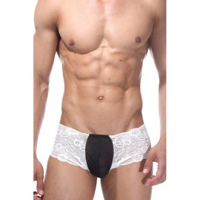 Фото Мужские трусы хипсы бежевые кружевные LaBlinque LB15214