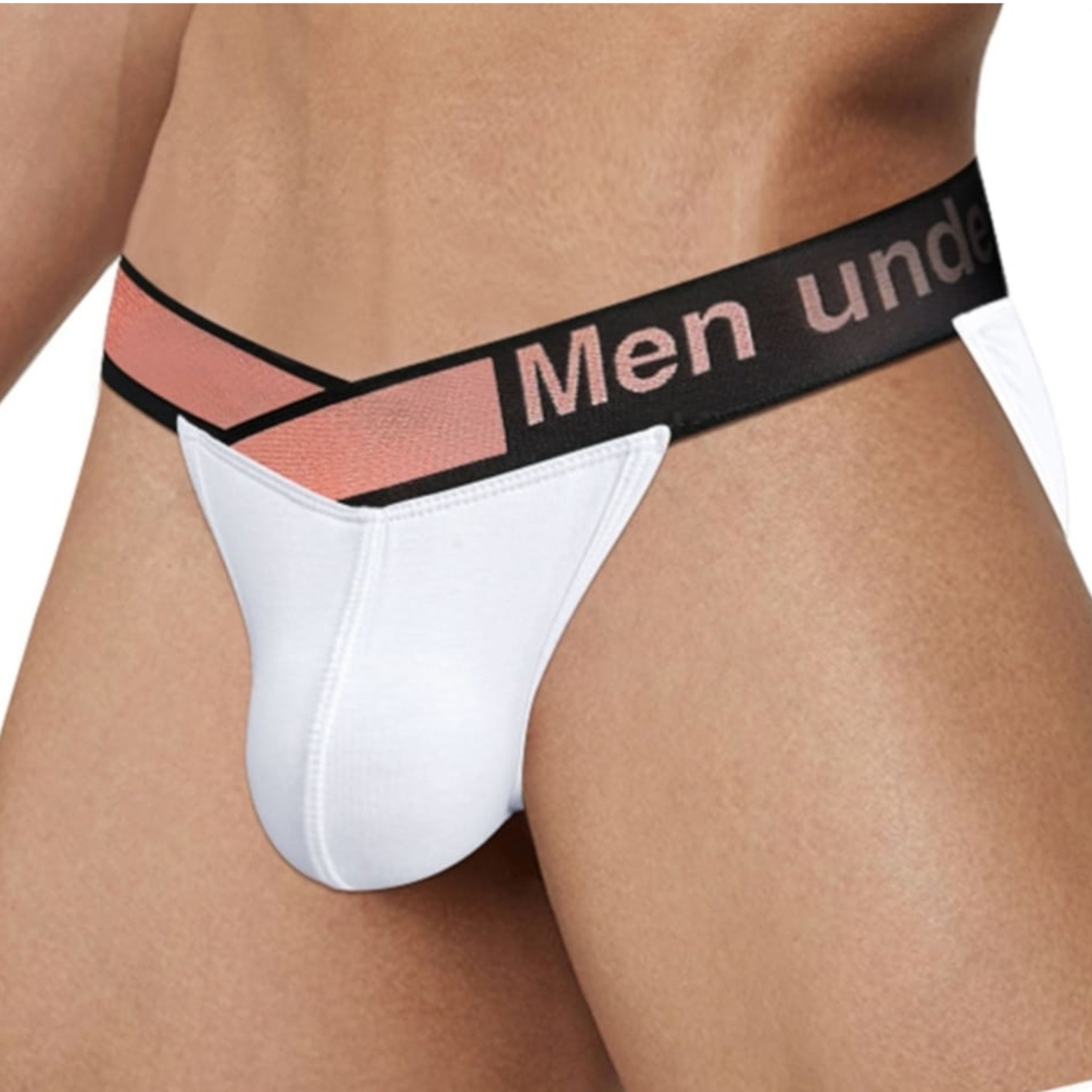 Мужские трусы танга белые PUMP! MP232-1 фото 2