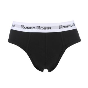 Фото Мужские трусы брифы черные Romeo Rossi RR367-2
