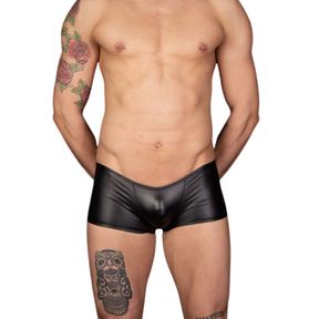 Фото Мужские трусы хипсы черные под кожу Cosmos Colors MR30_B