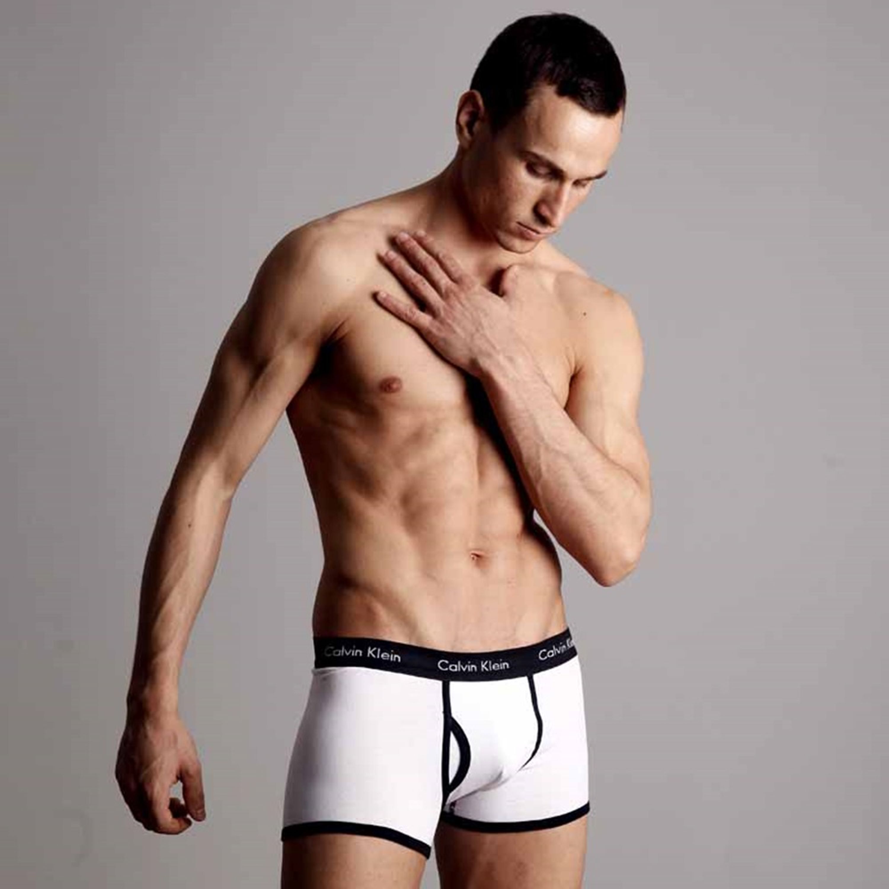 Мужские трусы боксеры Calvin Klein 365 White Black фото 1