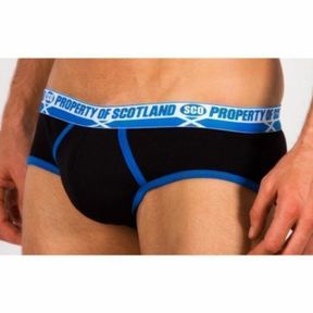 Фото Мужские трусы брифы черные Aussiebum Property of Scotland Black AB00159