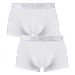 Фото Мужские трусы хипсы (белый) набор 2 в 1 Bikkembergs BKK1UTR15BI