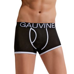 Фото Мужские трусы боксеры черные GAUVINE 3001