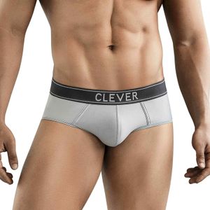 Фото Мужские трусы брифы серые Clever Moda NATURA PIPING BRIEF 177912