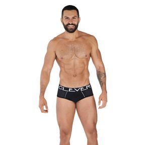 Фото Мужские трусы брифы черные Clever STRATEGY PIPING BRIEF 036211