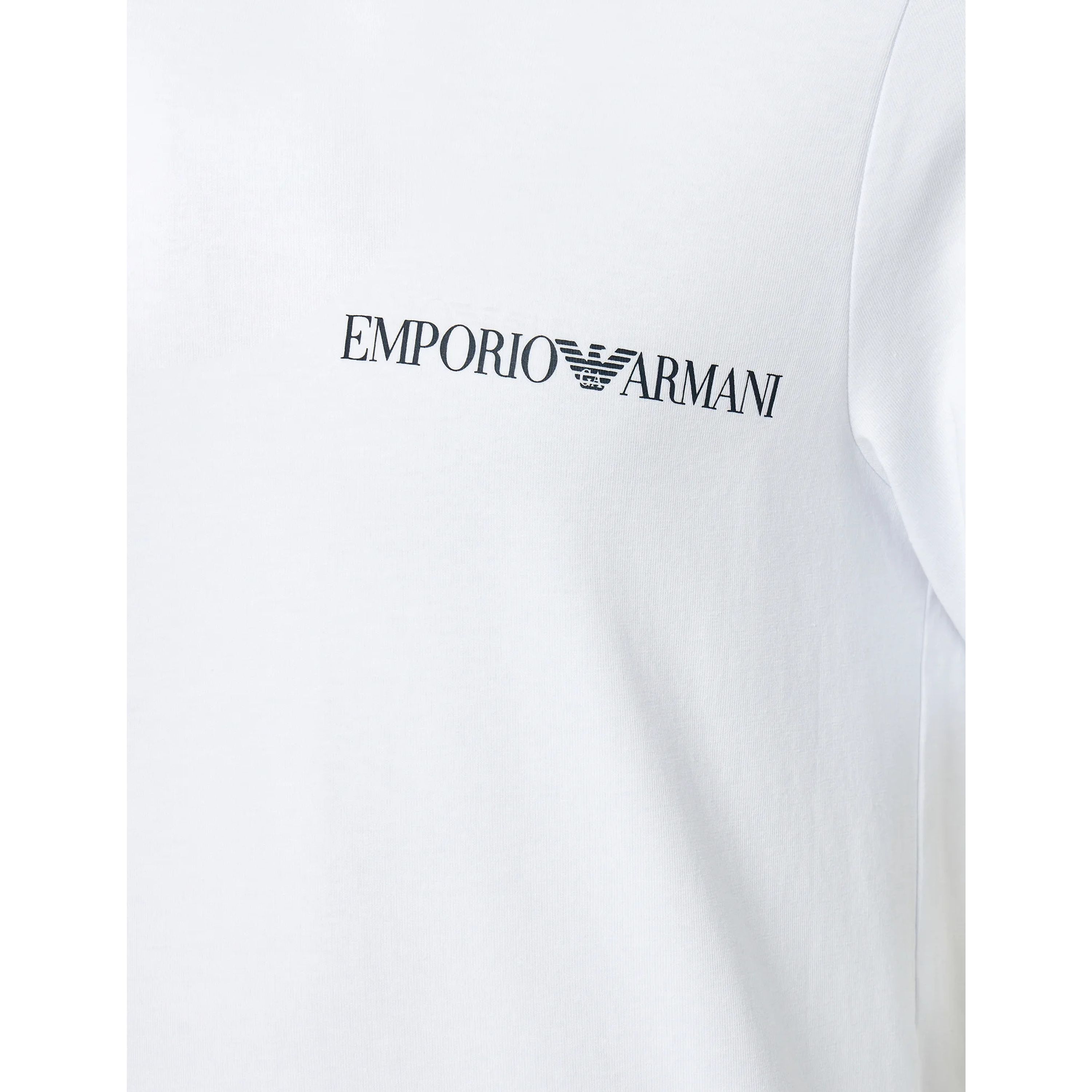 Набор мужских футболок 2в1 (синий, белый) Emporio Armani 111267_4F717 33034 фото 5