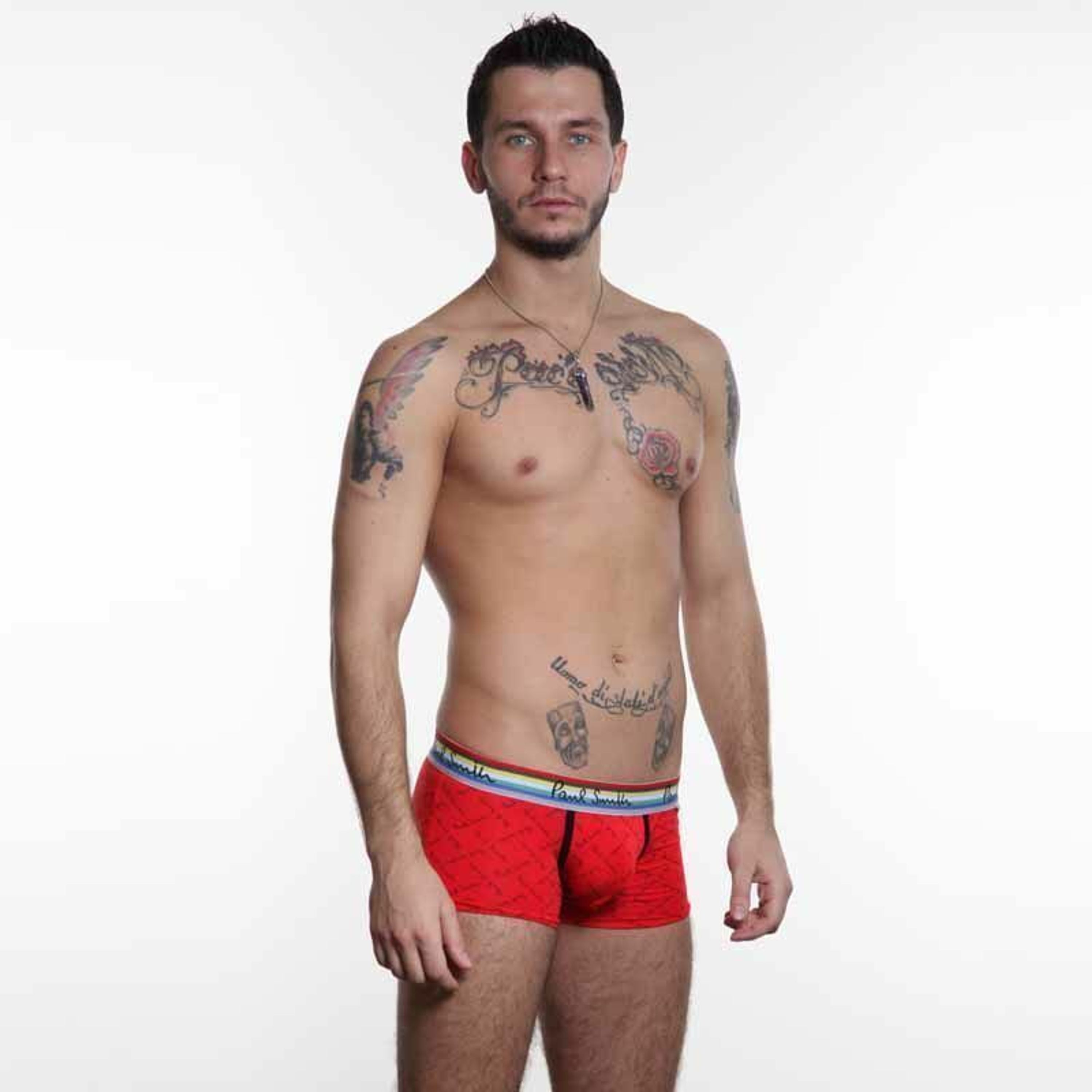 Мужские трусы боксеры красные Paul Smith Red Boxer фото 1
