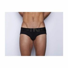 Фото Мужские трусы брифы черные с широкой резинкой С-IN2 Brief Black