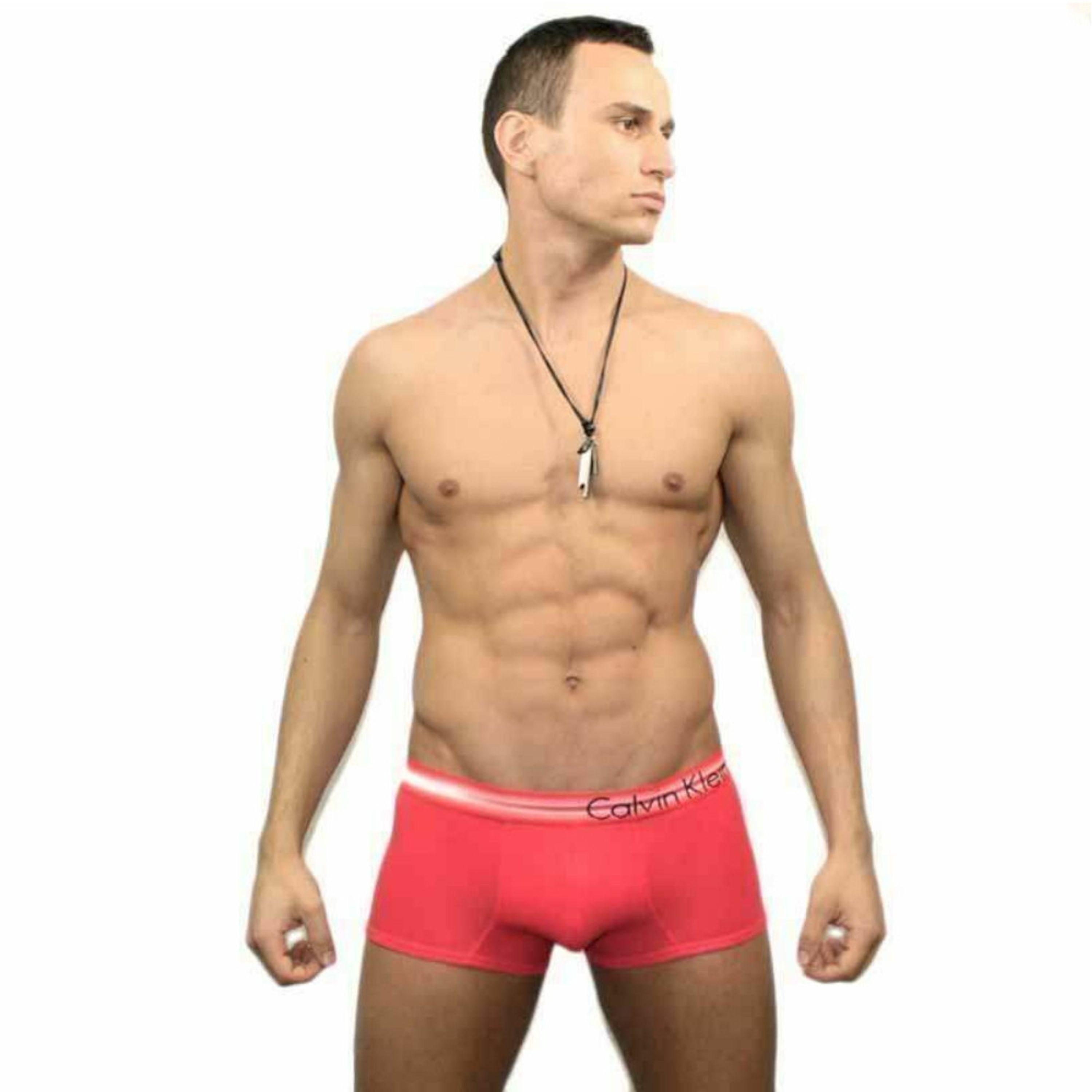 Мужские трусы боксеры красные Calvin Klein new фото 1